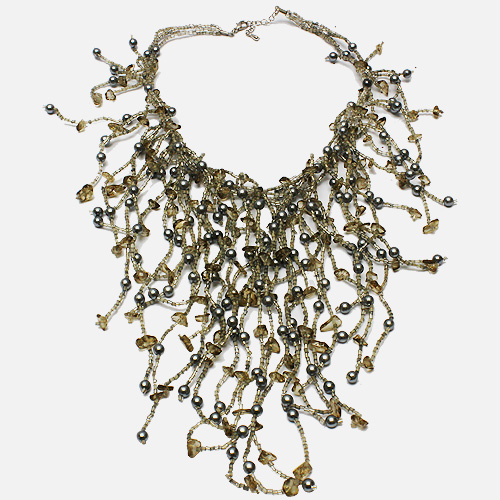 Cleopatra\'s Seduction Silver Necklace
