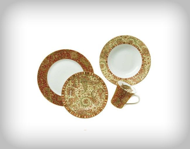 222 Fifth China Maharana Dinnerware Set, Service for 4